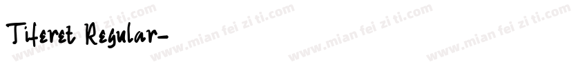Tiferet Regular字体转换